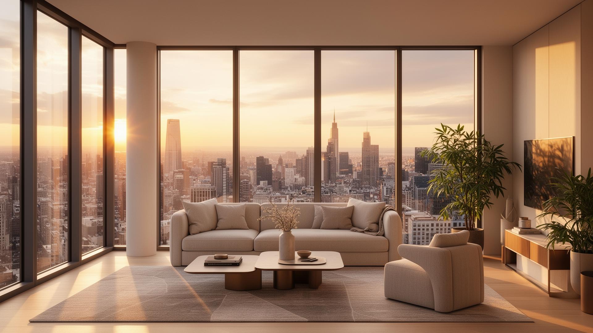 Luxury apartment interior